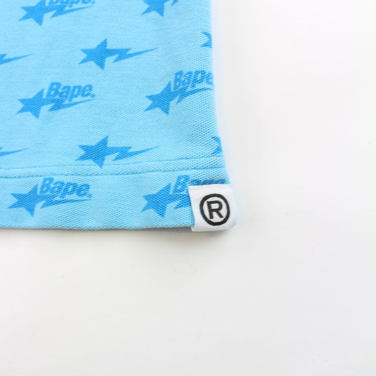 Bapesta Allover Polo Baby Blue - SaruGeneral