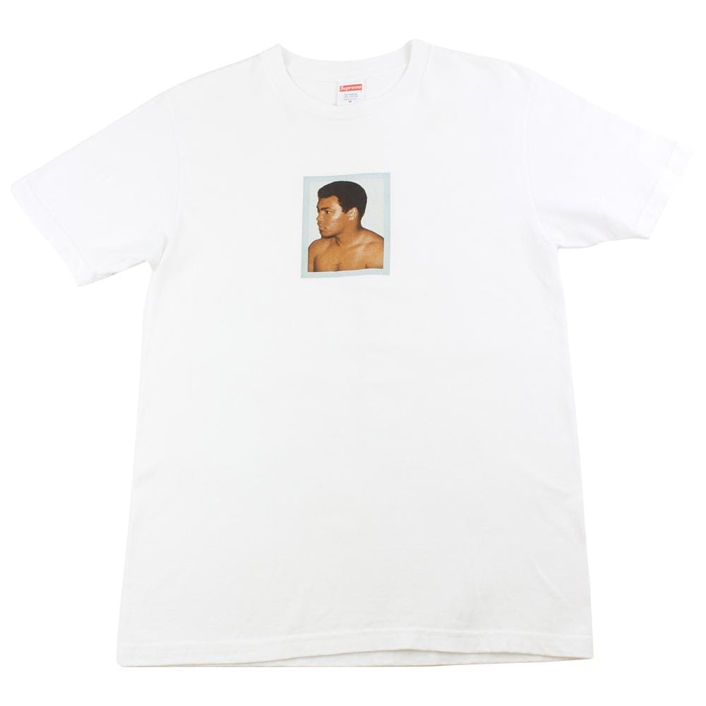 supreme x muhammad ali tee white 2016 - SaruGeneral