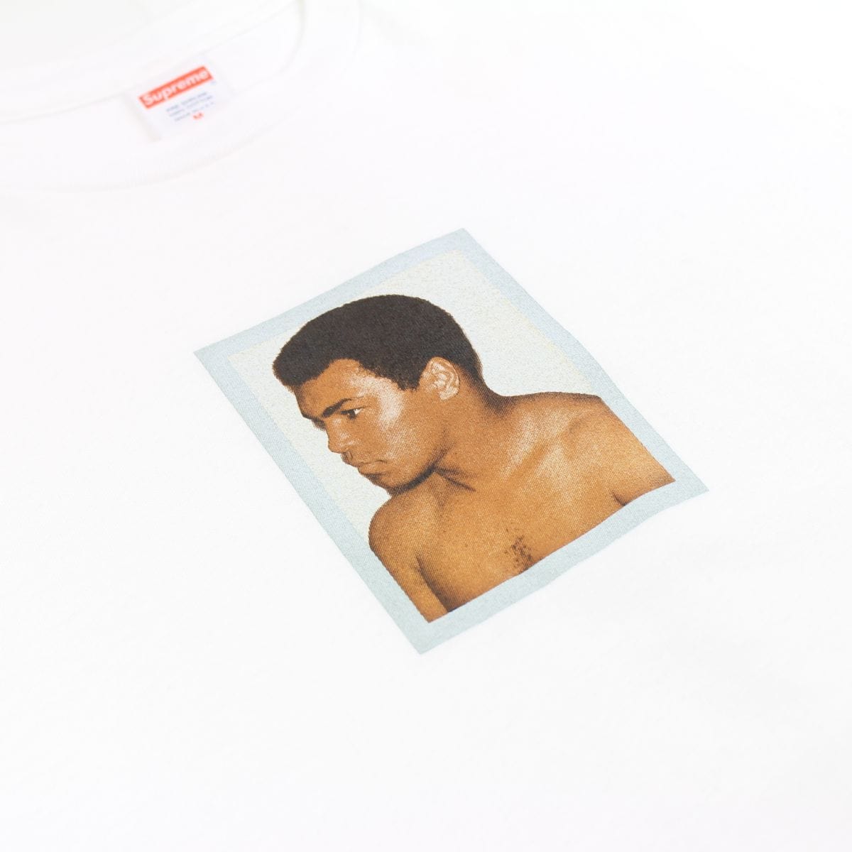 supreme x muhammad ali tee white 2016 - SaruGeneral