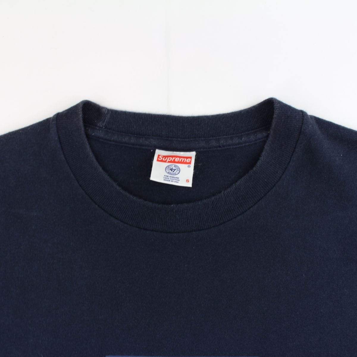 supreme x yankees tee navy 2015 - SaruGeneral