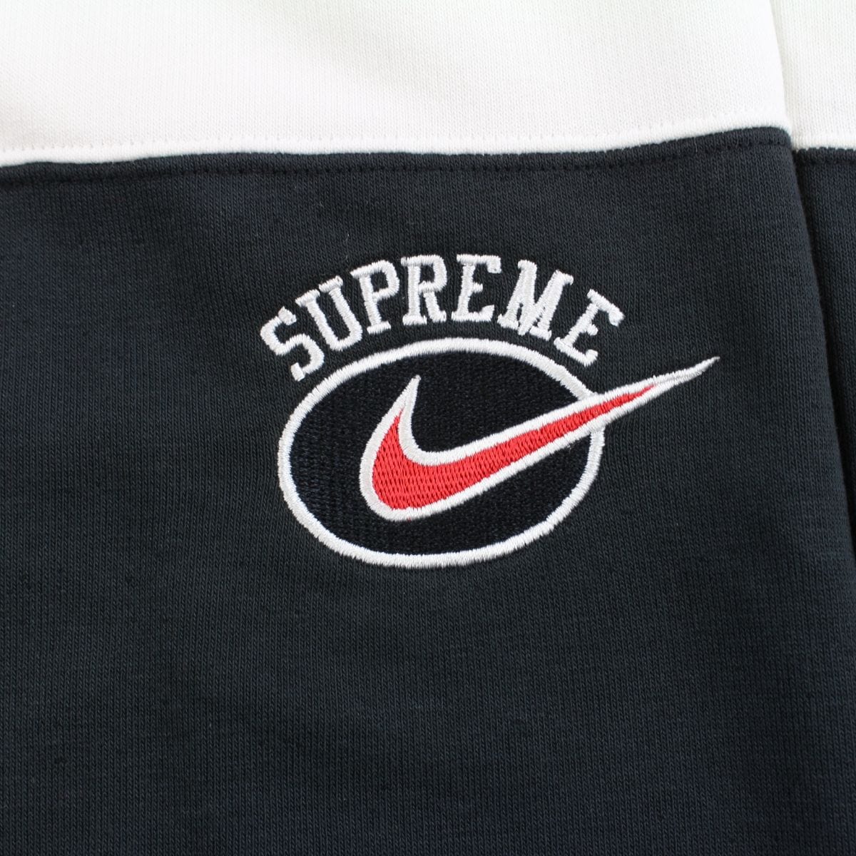 Supreme x Nike Stripe sweatpants Navy 2018 - SaruGeneral