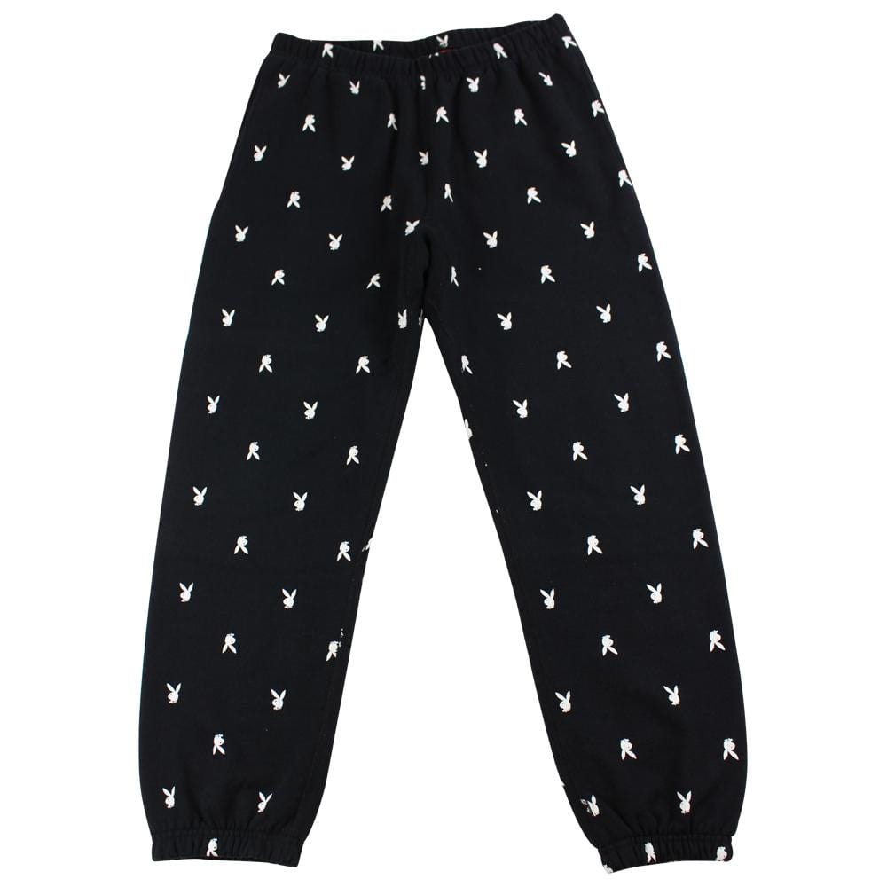 supreme x playboy sweatpants black 2015 - SaruGeneral