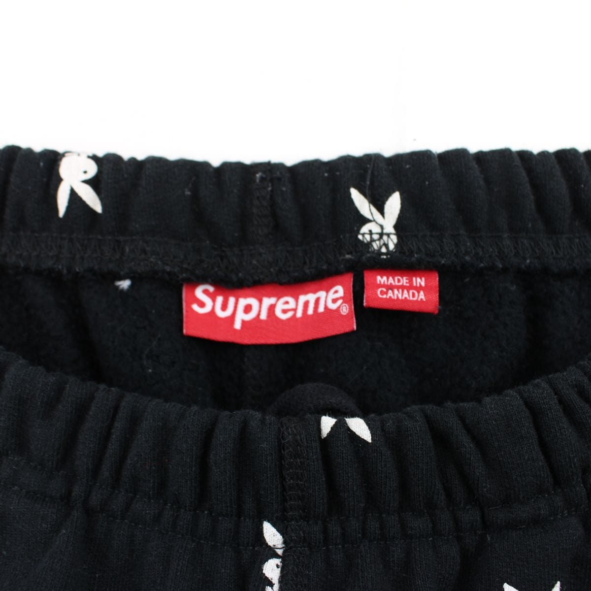 supreme x playboy sweatpants black 2015 - SaruGeneral