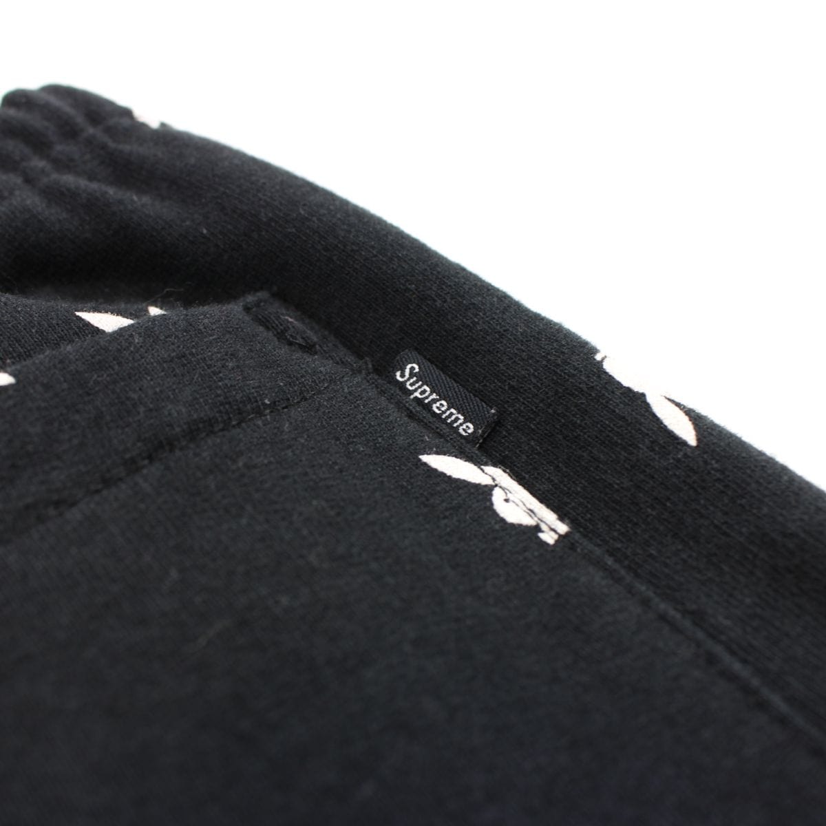 supreme x playboy sweatpants black 2015 - SaruGeneral