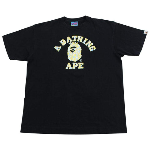 T-shirt Bape ABC Multicamo NYC College avec logo noir