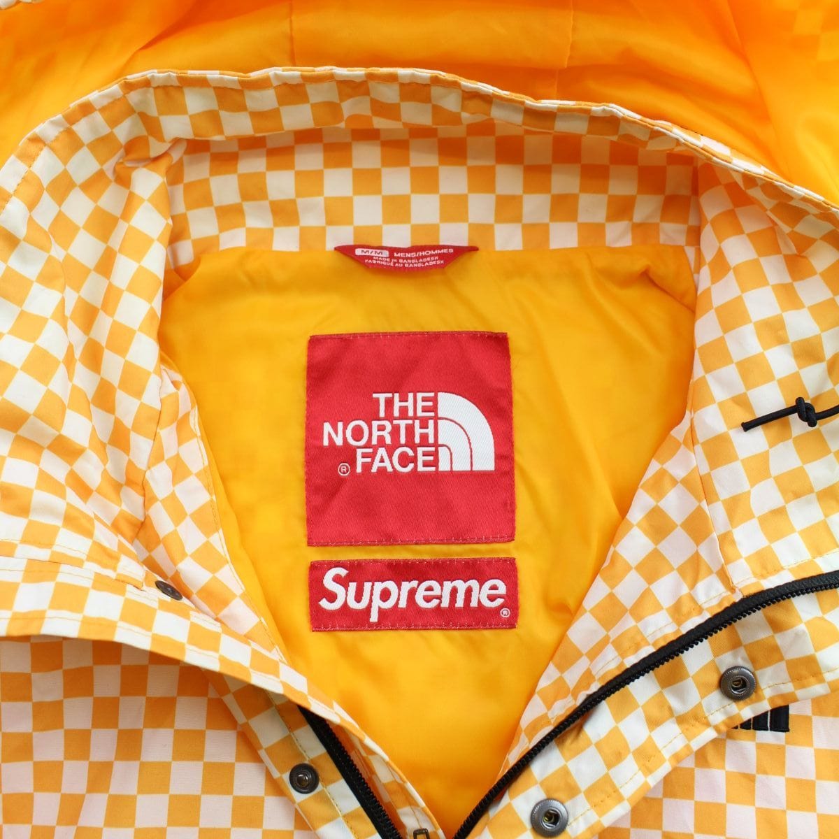 Supreme x TNF the north face checkered yellow 2012 - SaruGeneral