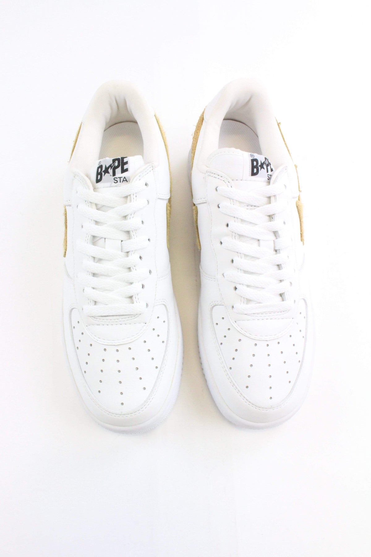Bapesta Horsehair White - SaruGeneral