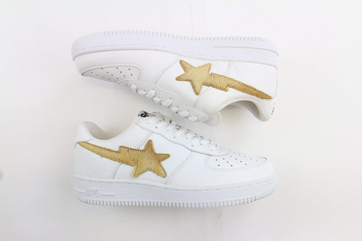 Bapesta Horsehair White - SaruGeneral