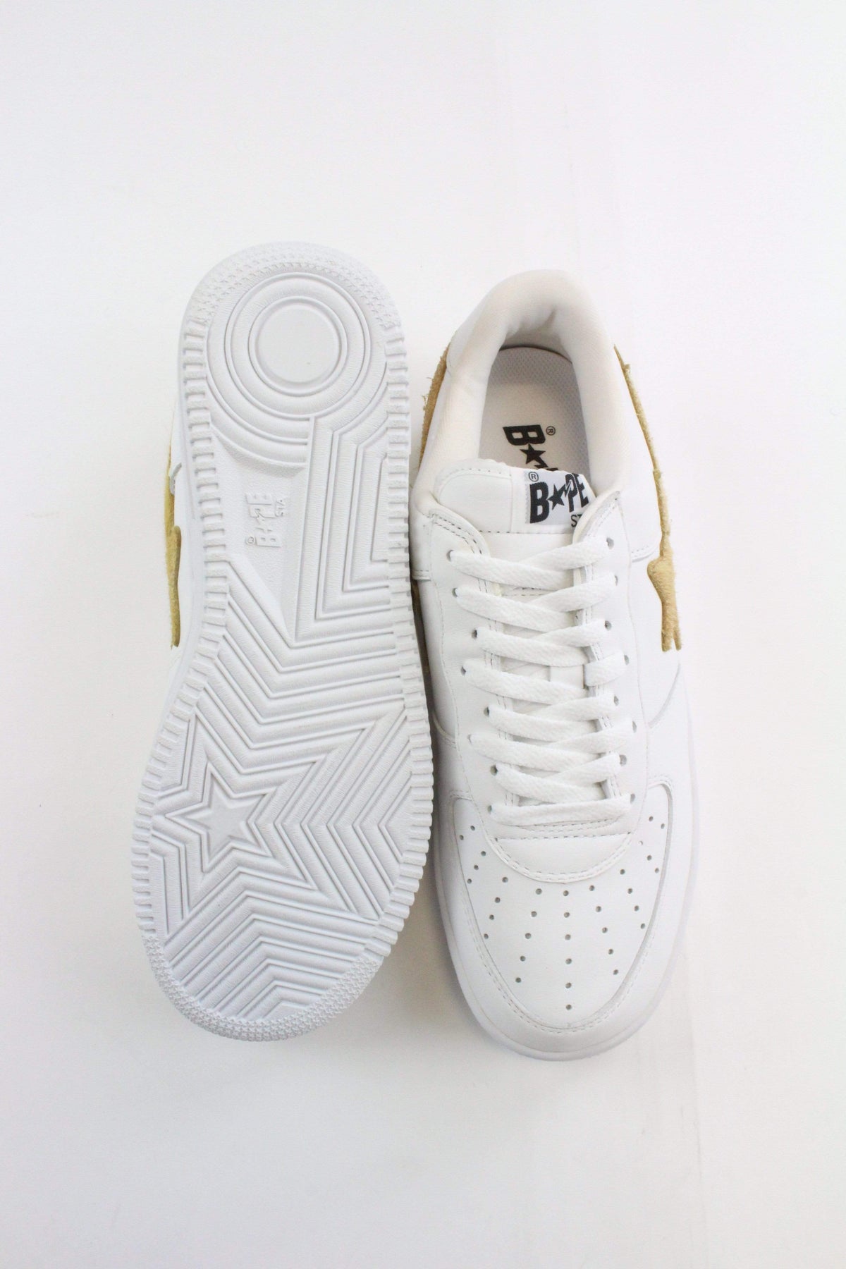 Bapesta Horsehair White - SaruGeneral