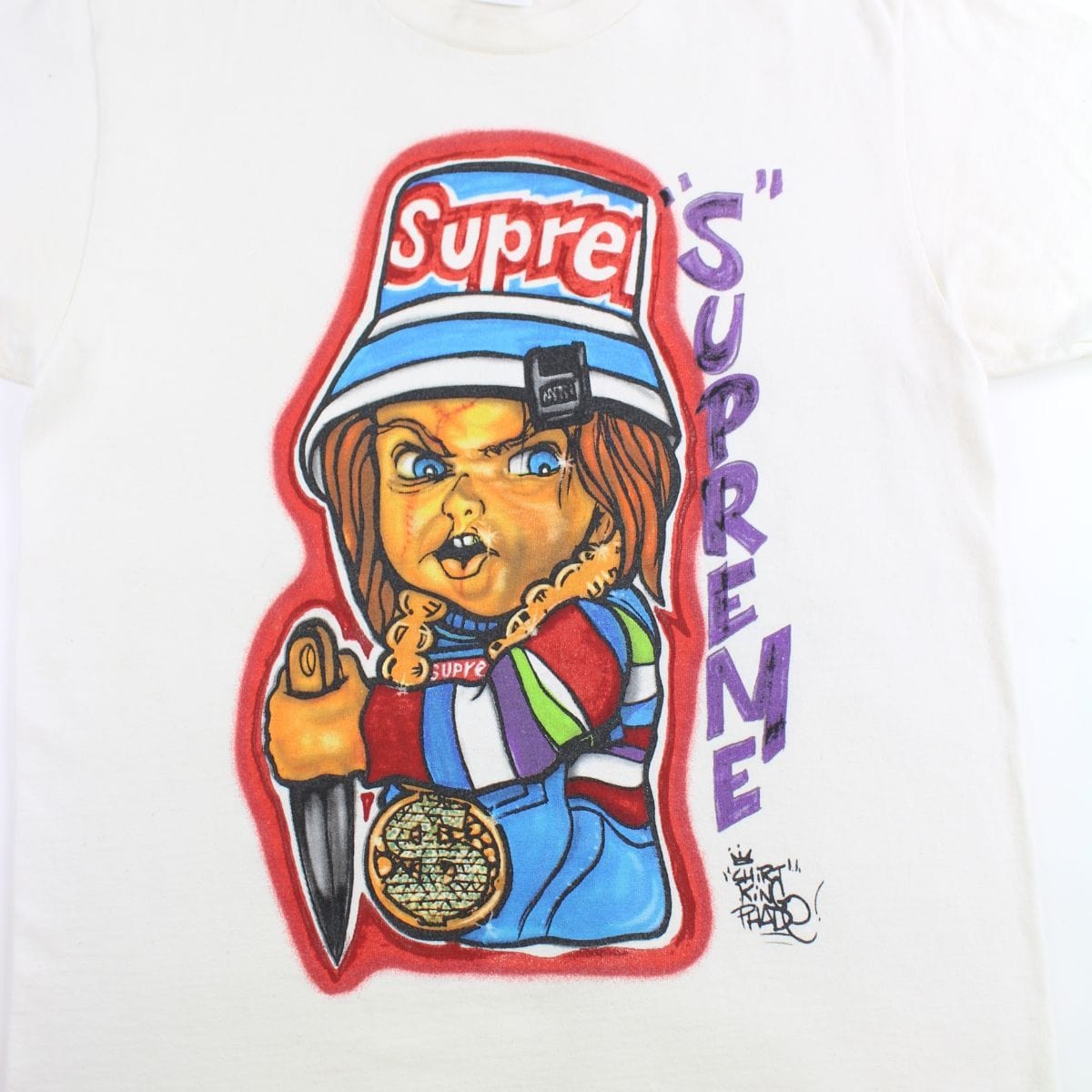 Supreme x Chucky Tee White 2014 - SaruGeneral