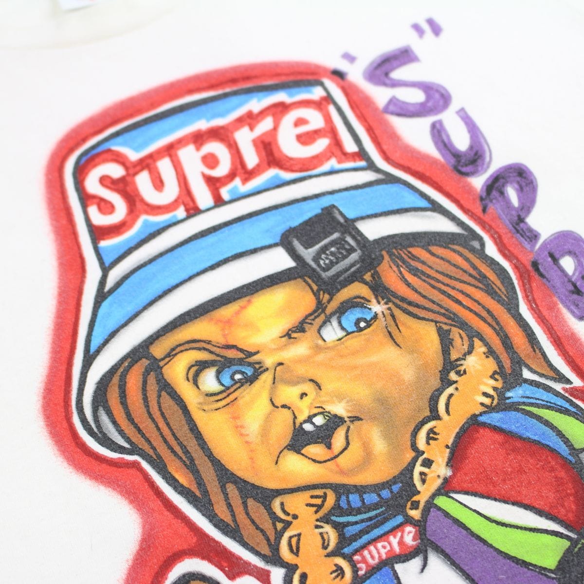 Supreme x Chucky Tee White 2014 - SaruGeneral