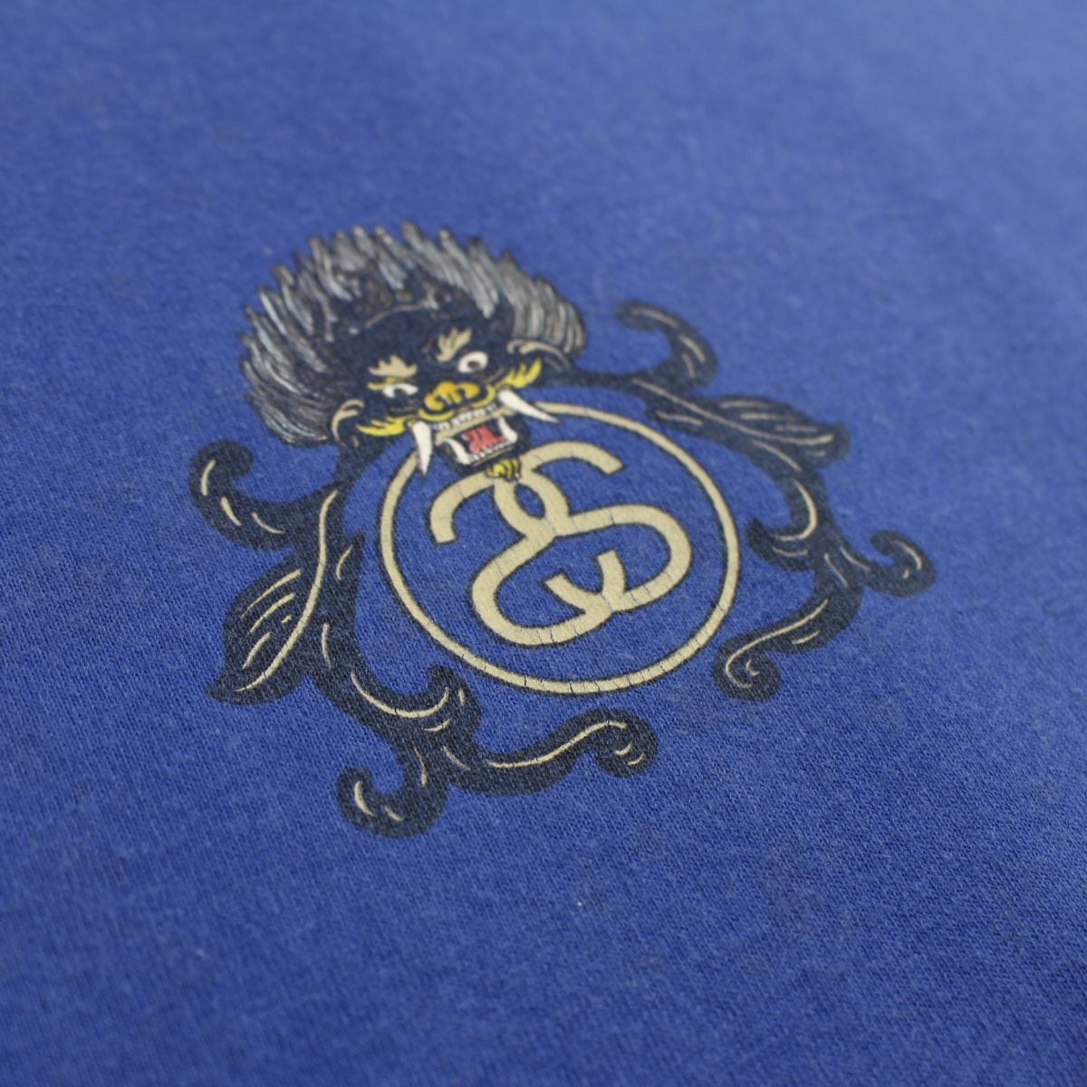 Stussy dragon tee blue 90s - SaruGeneral
