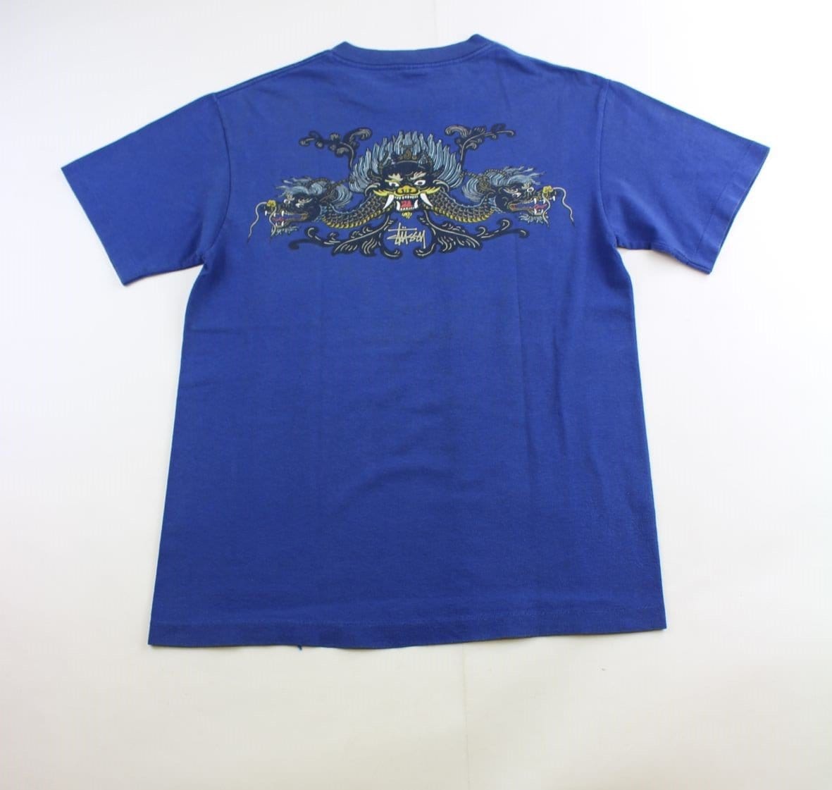Stussy dragon tee blue 90s - SaruGeneral