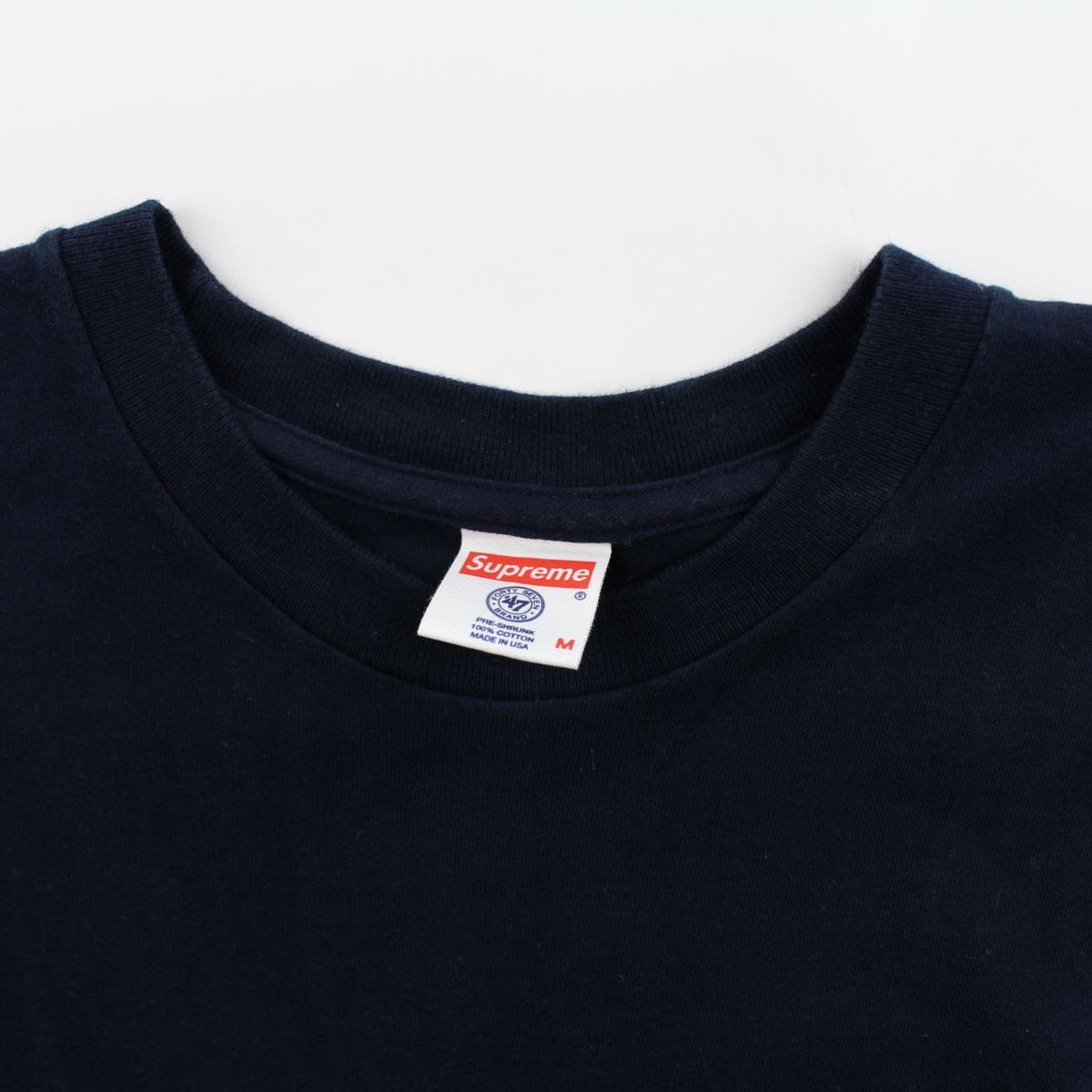 Supreme x New York Yankees Box Logo Tee Navy - SaruGeneral