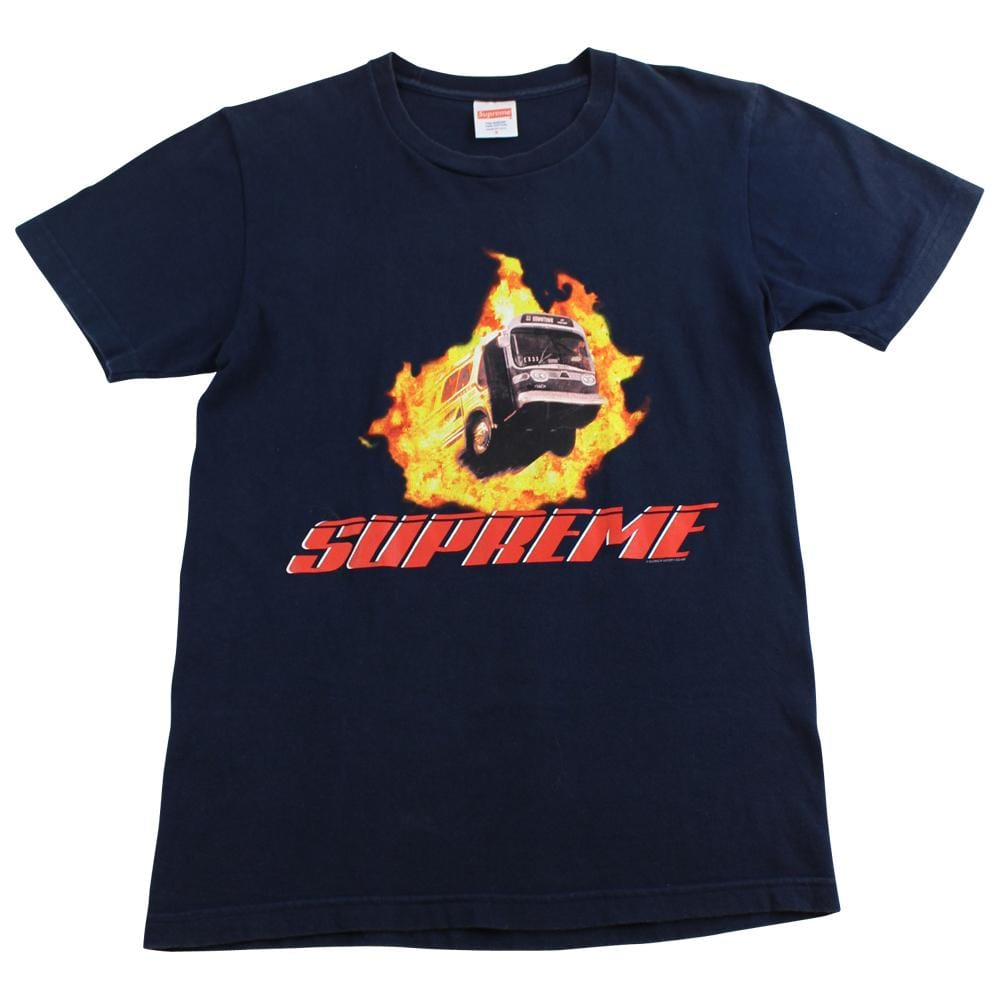Supreme Flame Bus tee black - SaruGeneral