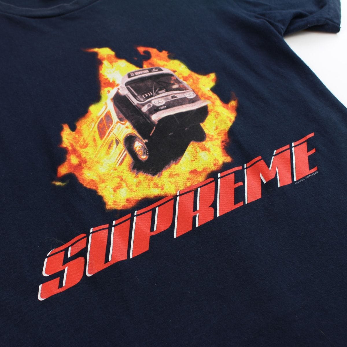 Supreme Flame Bus tee black - SaruGeneral