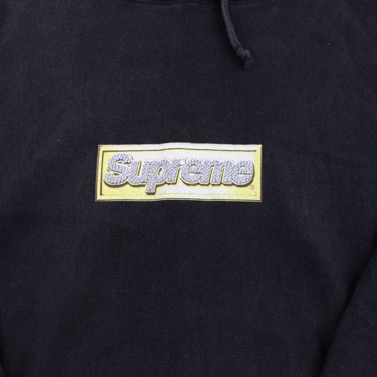 Supreme Bling Box Logo Hoodie Black - SaruGeneral