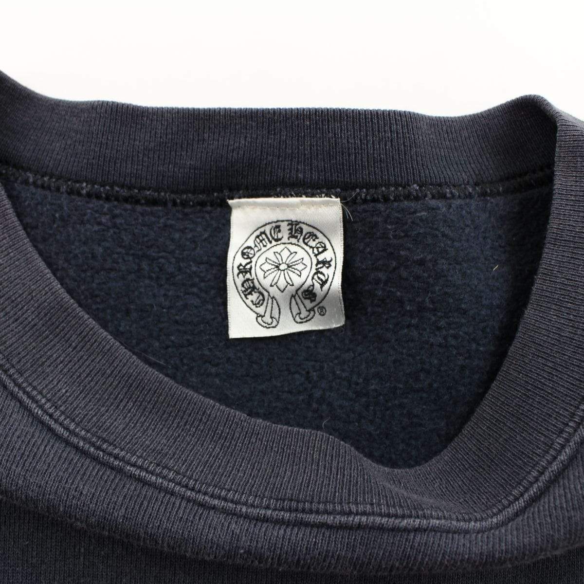 Chrome Hearts Logo Crewneck Black - SaruGeneral