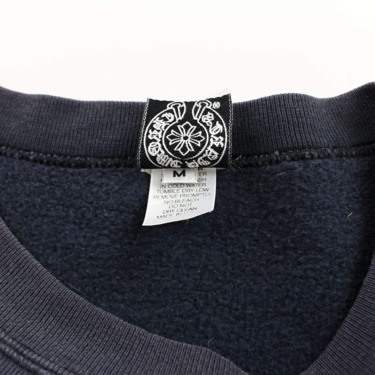 Chrome Hearts Logo Crewneck Black - SaruGeneral