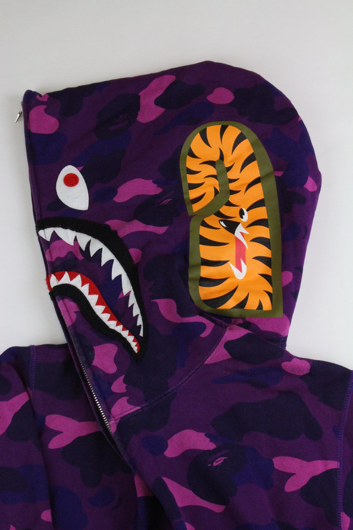 Bape Purple Camo pullover Shark - SaruGeneral