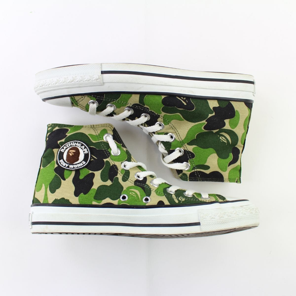 Bape ABC Green Camo Apestas high - SaruGeneral