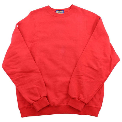 Pull ras du cou Ferrari Magneti en daim rouge avec logo