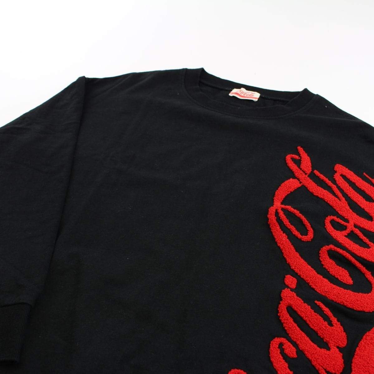 Coca Cola Side Terry Logo LS Black - SaruGeneral