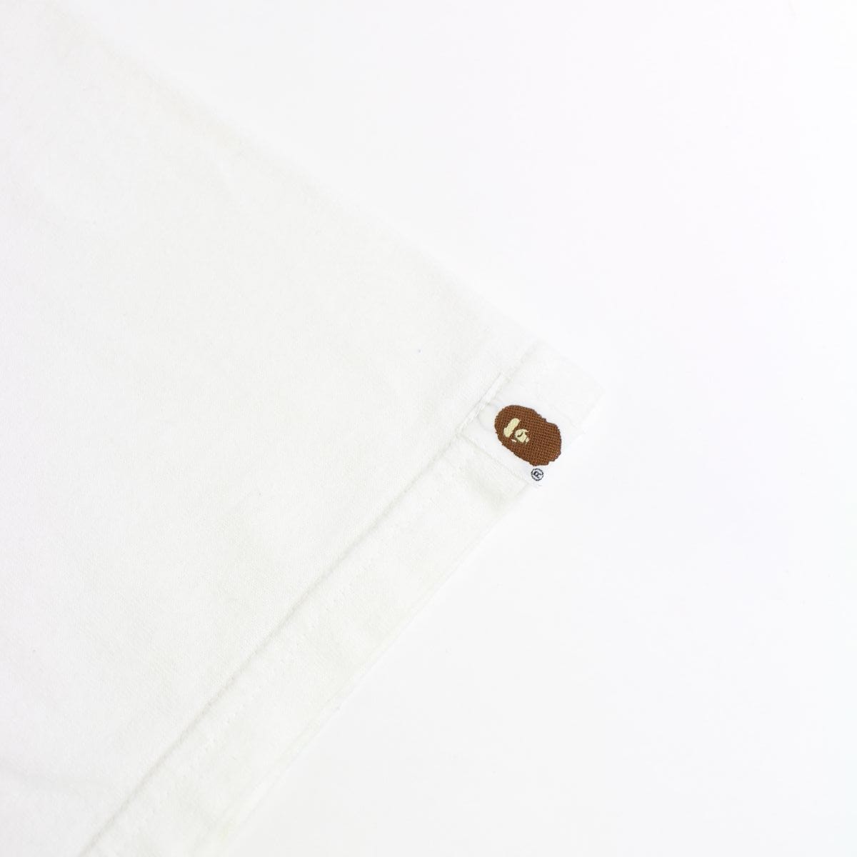 bape x supreme grey psyche camo box logo tee white 1999-2000 - SaruGeneral