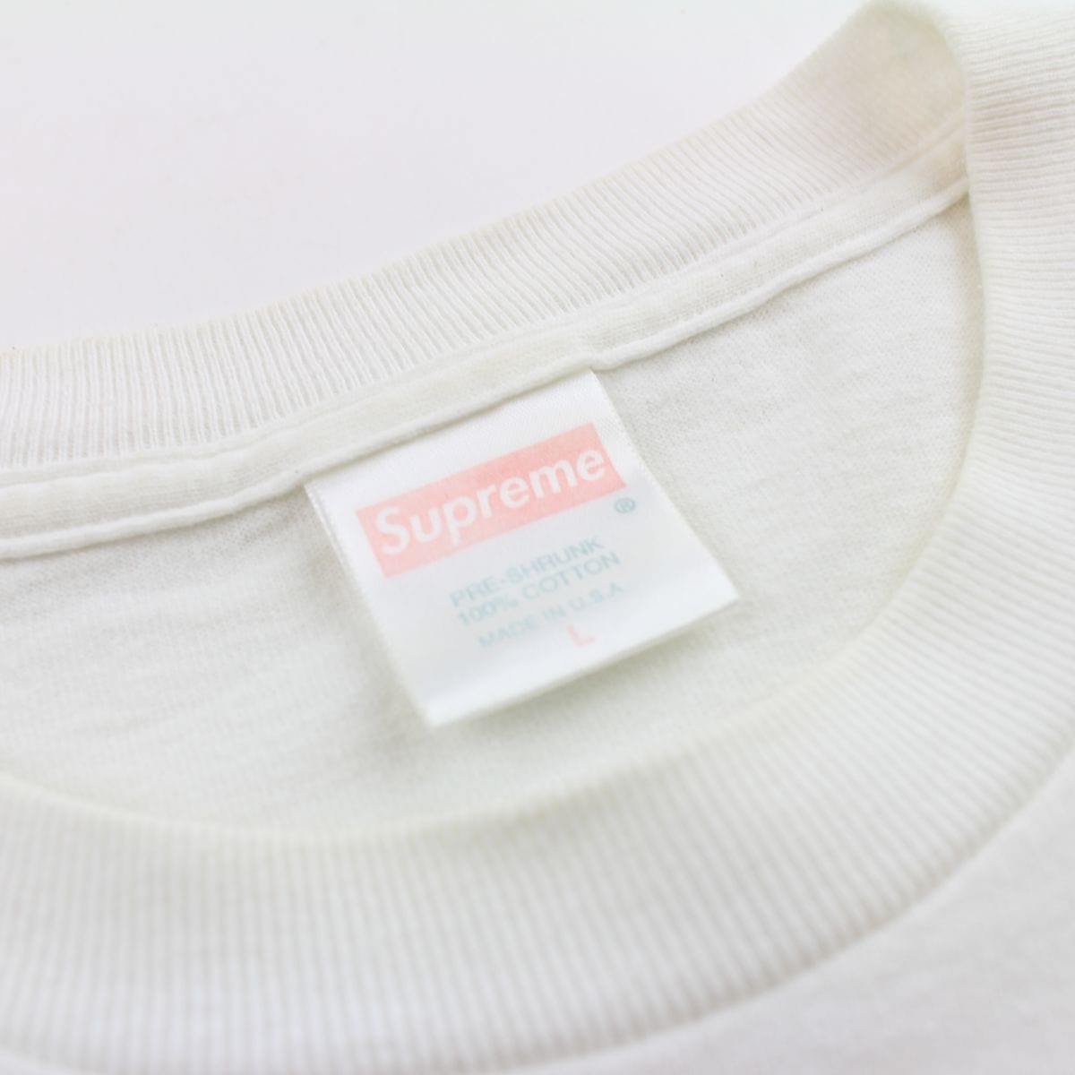 bape x supreme grey psyche camo box logo tee white 1999-2000 - SaruGeneral