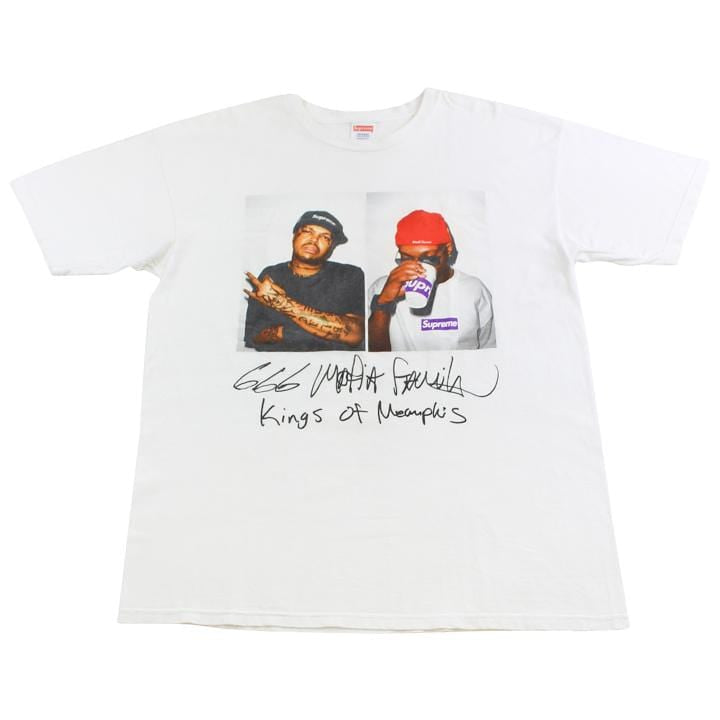 supreme x 36 three six mafia tee white 2012 - SaruGeneral