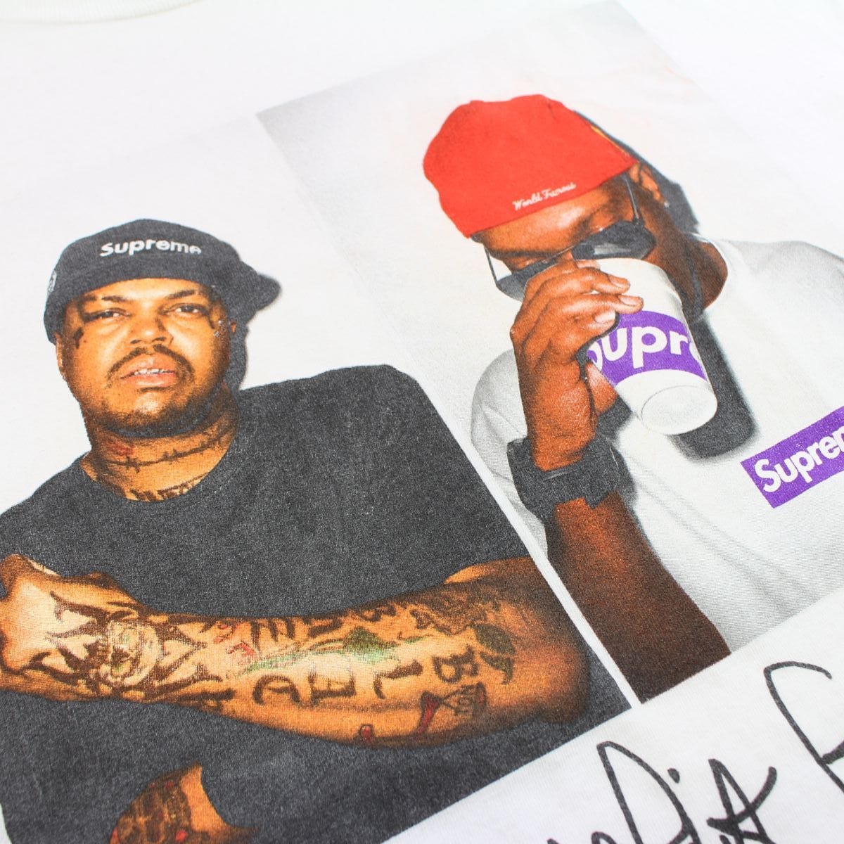 supreme x 36 three six mafia tee white 2012 - SaruGeneral