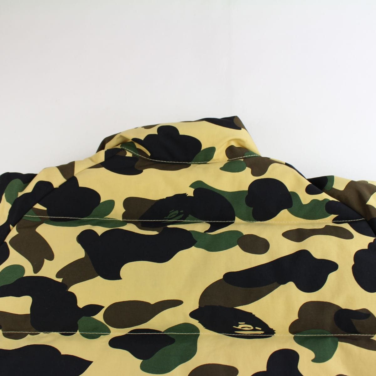 bape 1st yellow camo puffer jacket - SaruGeneral