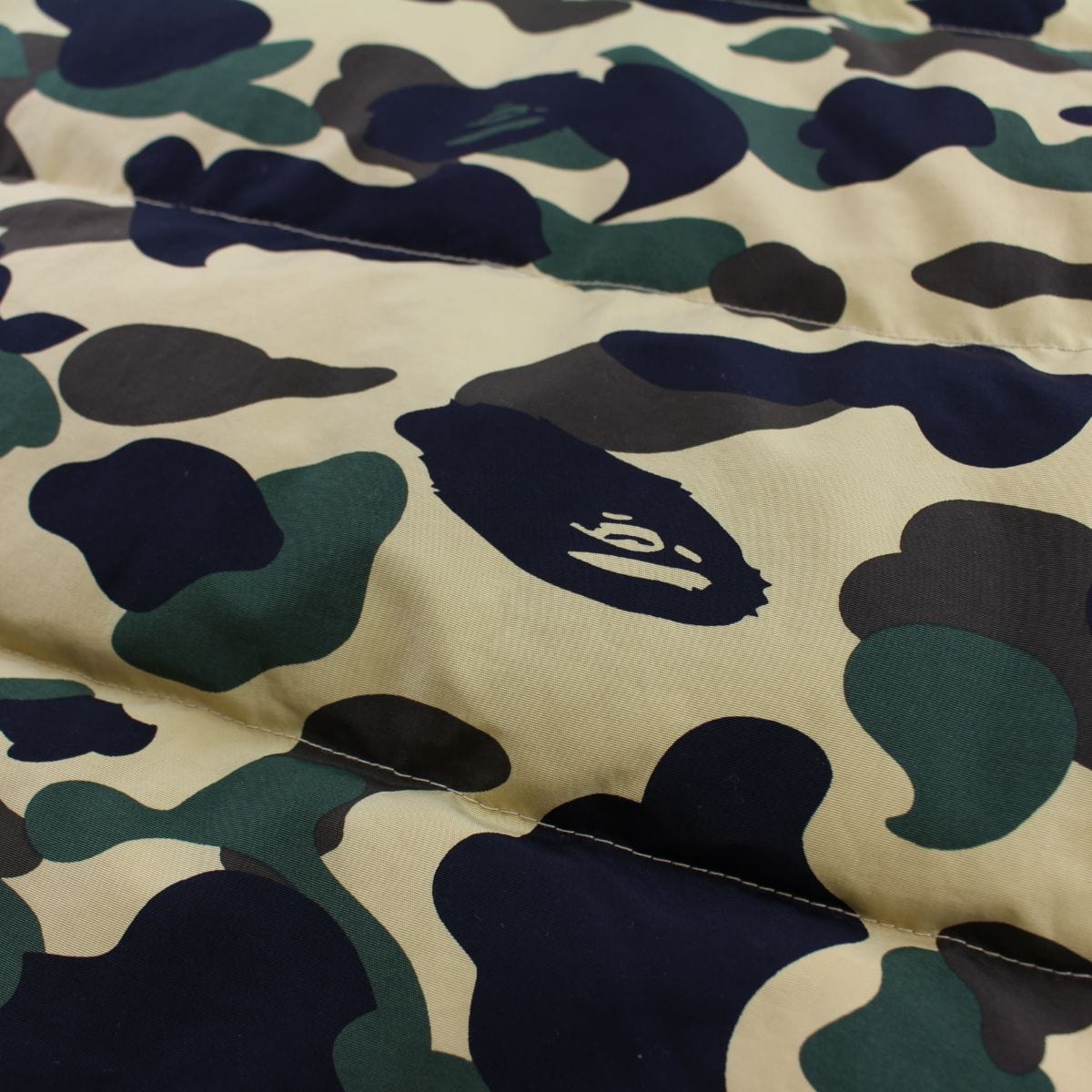 bape 1st yellow camo puffer jacket - SaruGeneral