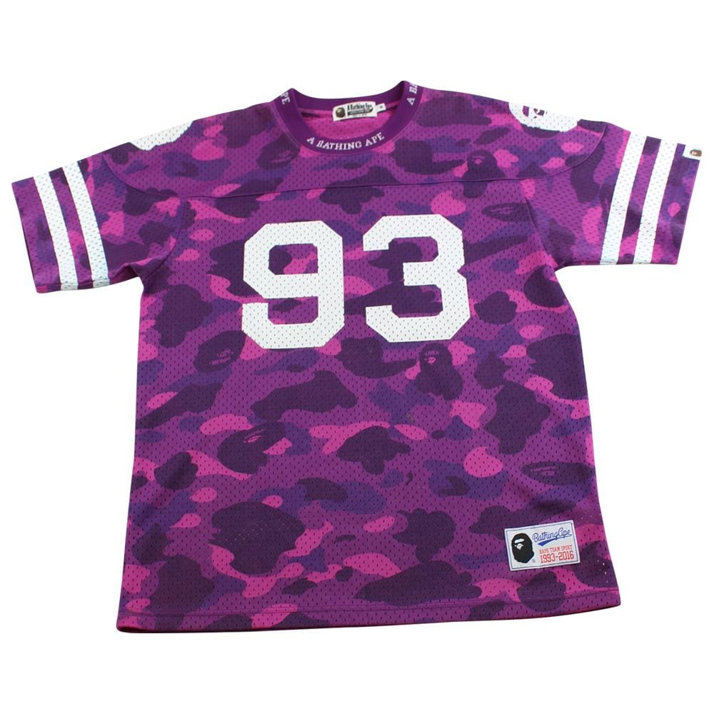 bape purple camo mesh jersey - SaruGeneral