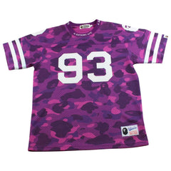 bape purple camo mesh jersey