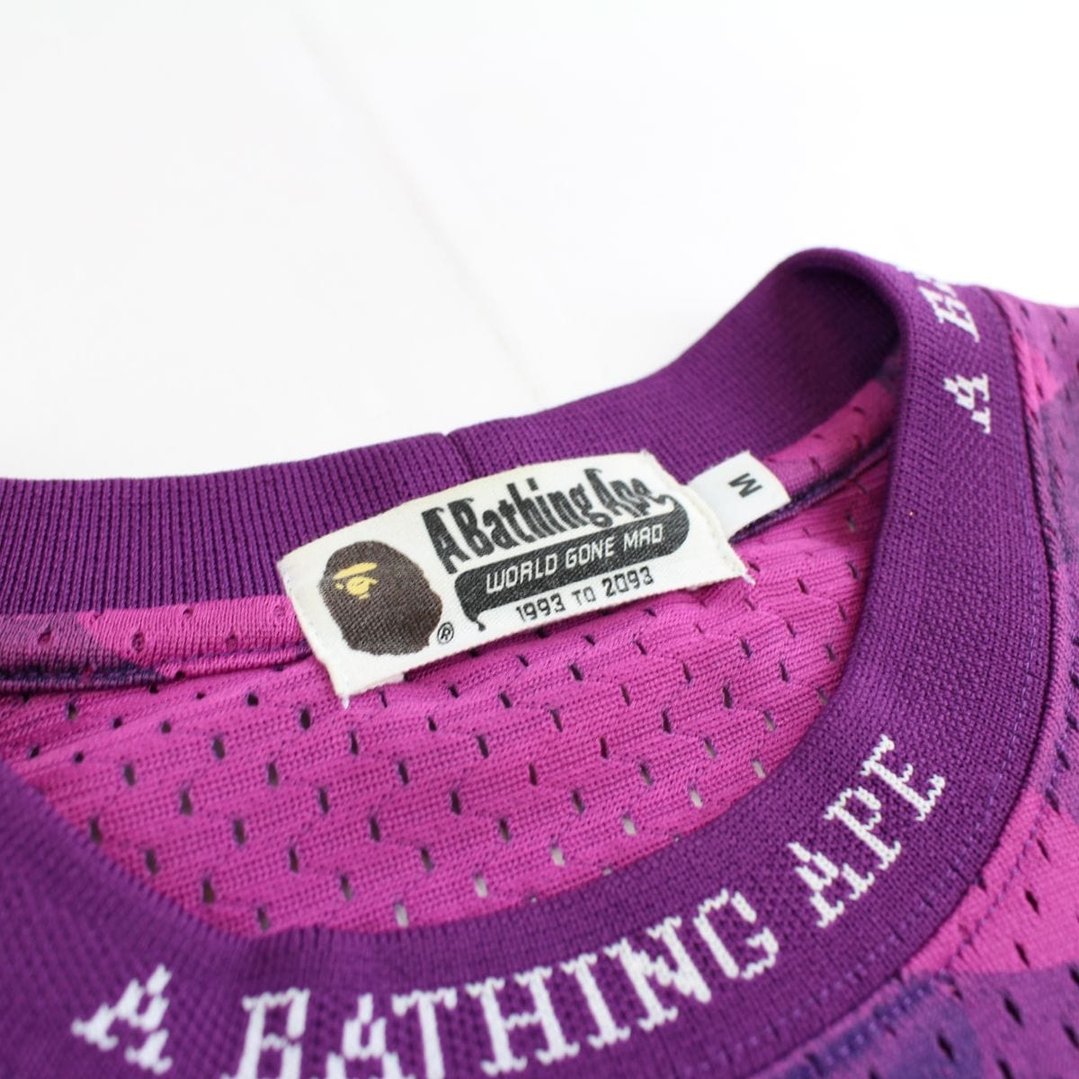 bape purple camo mesh jersey - SaruGeneral