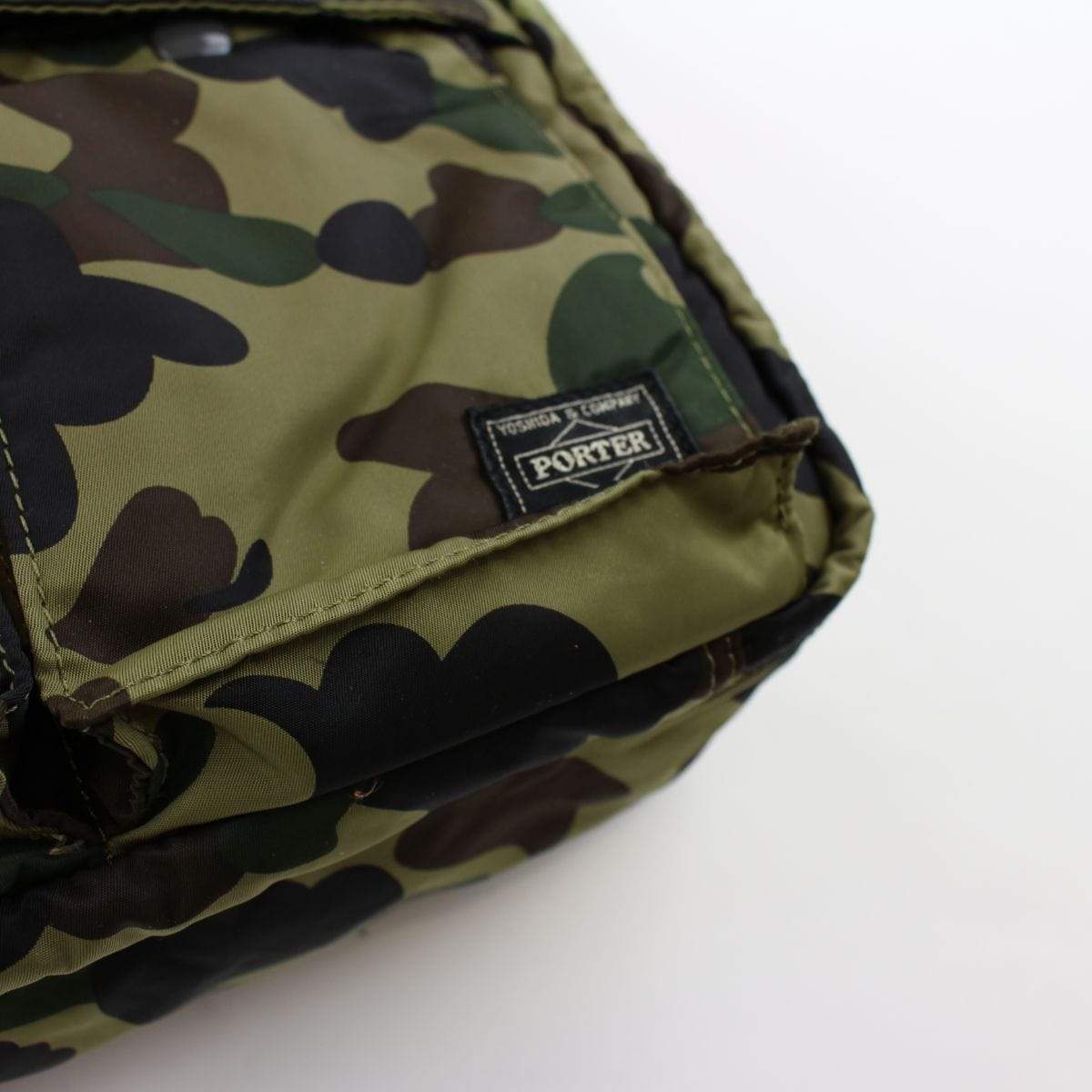Bape 1st Green Camo Porter Bag - SaruGeneral
