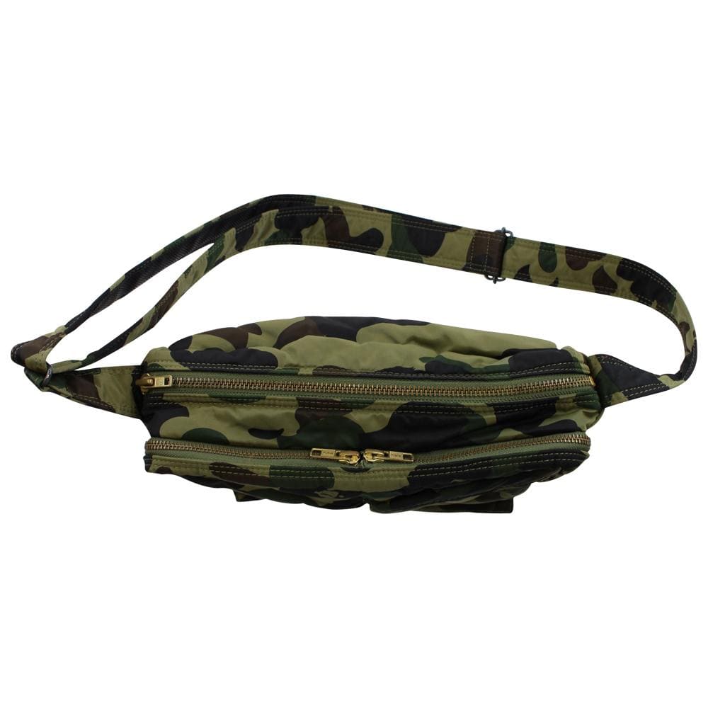 Bape 1st Green Camo Porter Bag - SaruGeneral