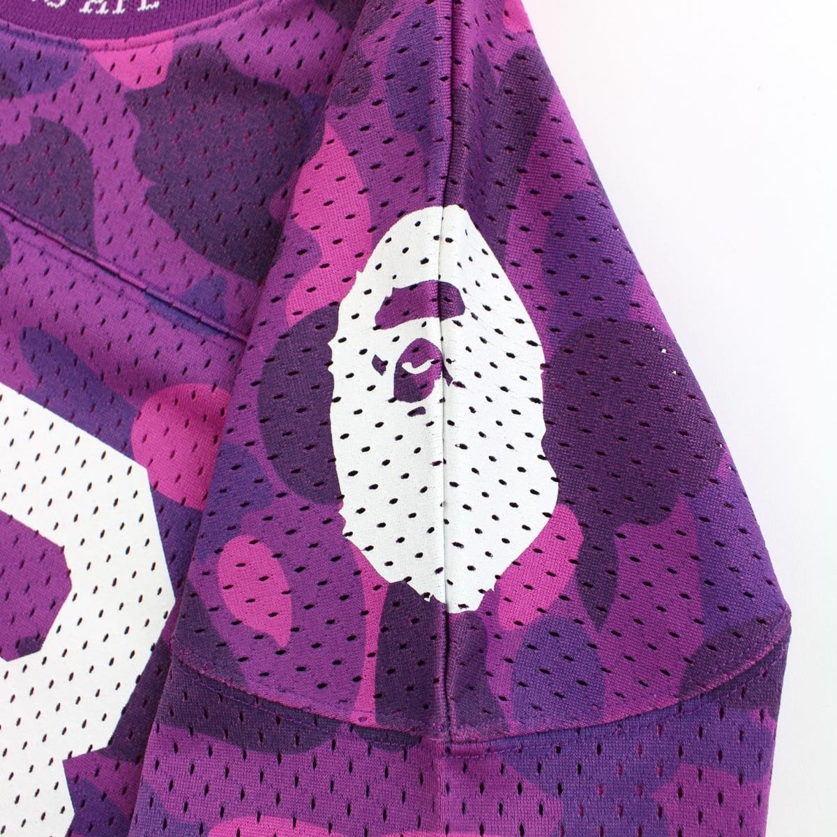 bape purple camo mesh jersey - SaruGeneral