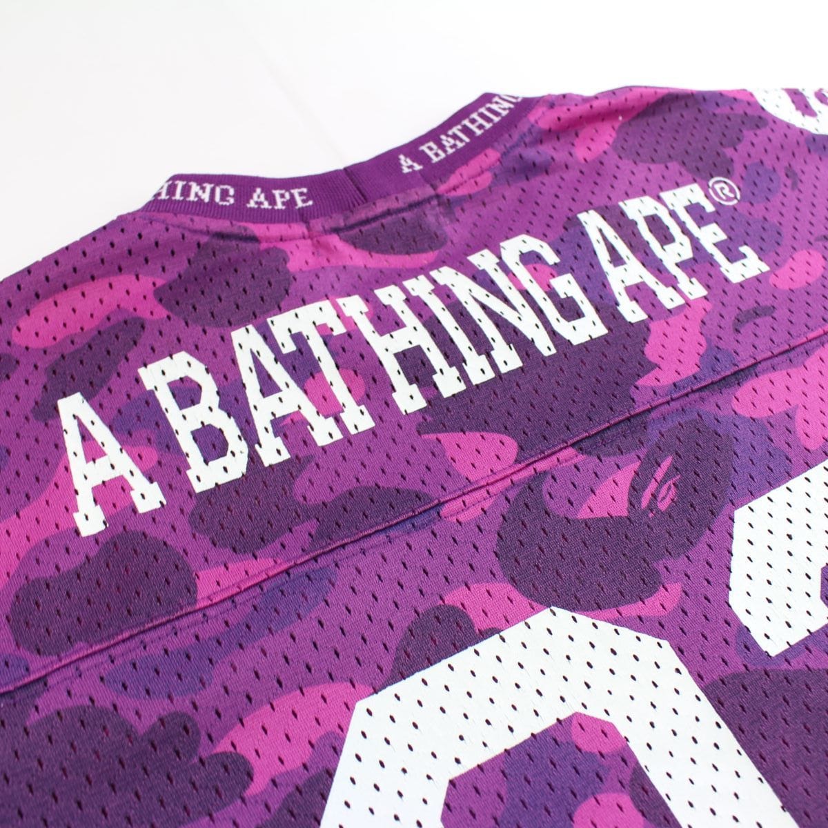 bape purple camo mesh jersey - SaruGeneral