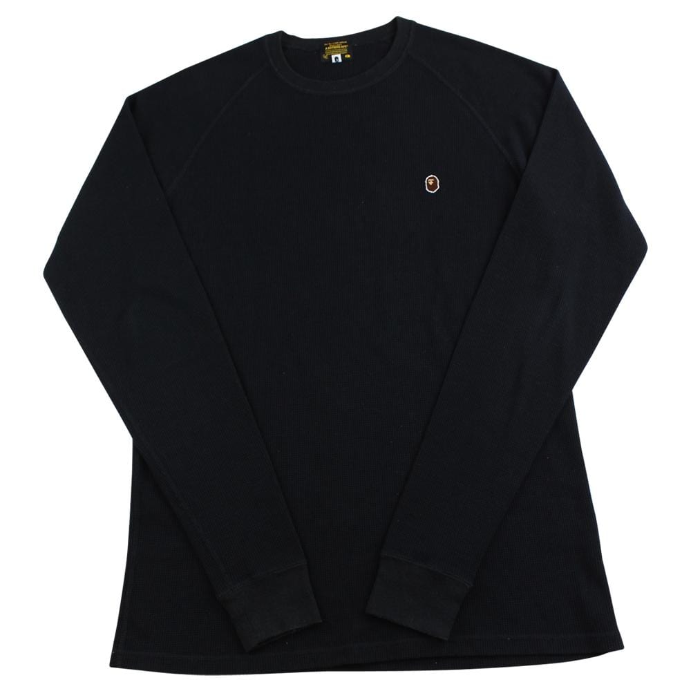 Bape Point head thermal LS black - SaruGeneral