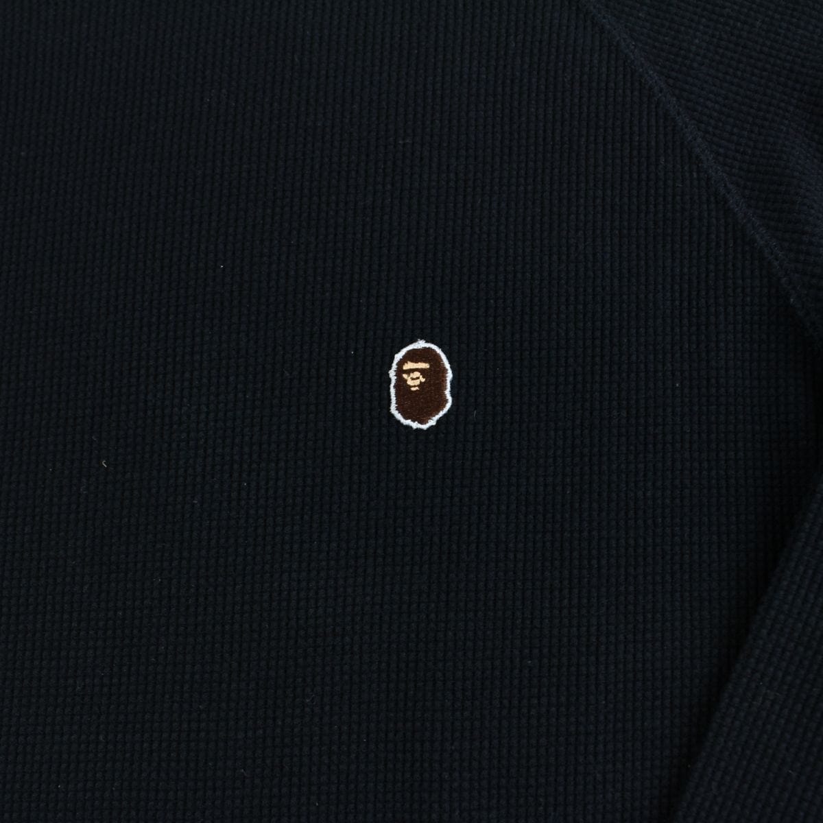 Bape Point head thermal LS black - SaruGeneral