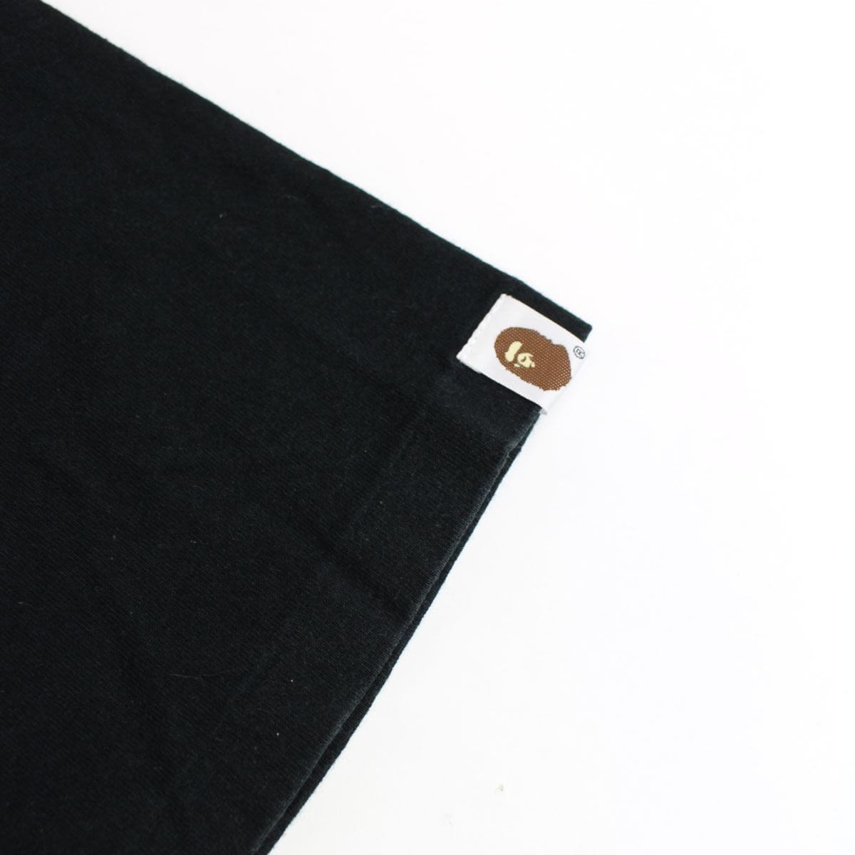 bape x bearbrick college logo tee black - SaruGeneral