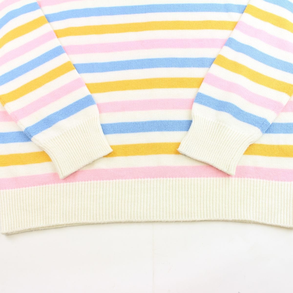 bape candy stripe wool sweatshirt - SaruGeneral