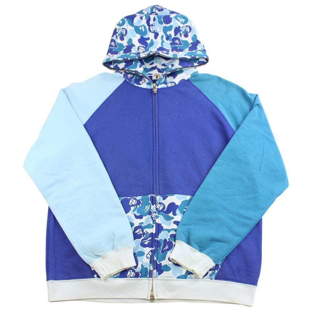 Bape abc milo blue Camo full zip L - SaruGeneral