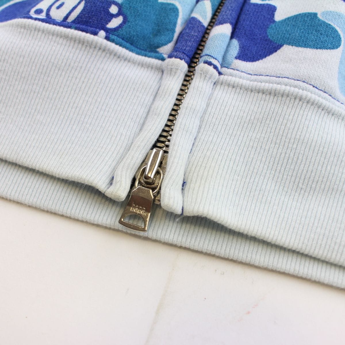 Bape abc milo blue Camo full zip L - SaruGeneral