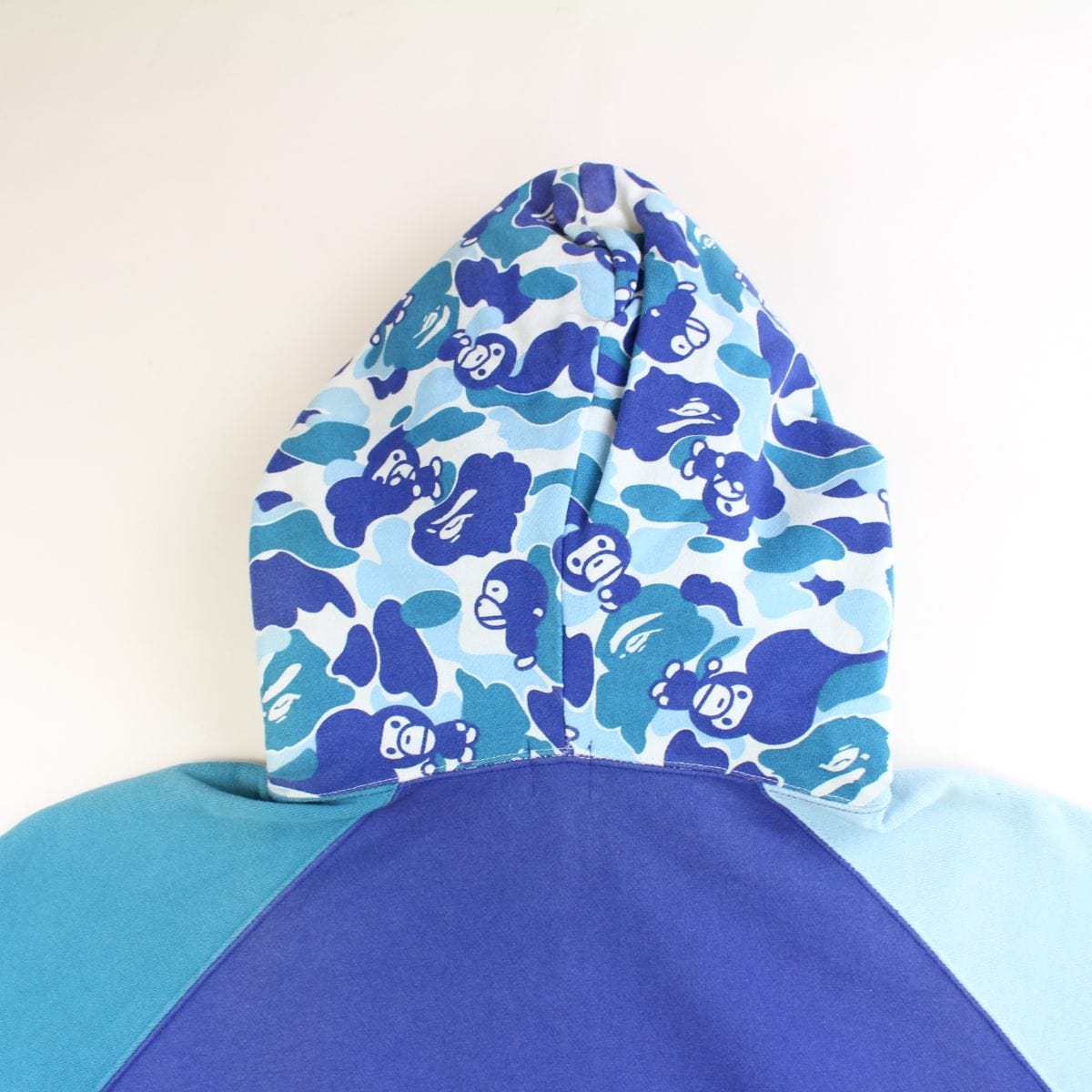 Bape abc milo blue Camo full zip L - SaruGeneral