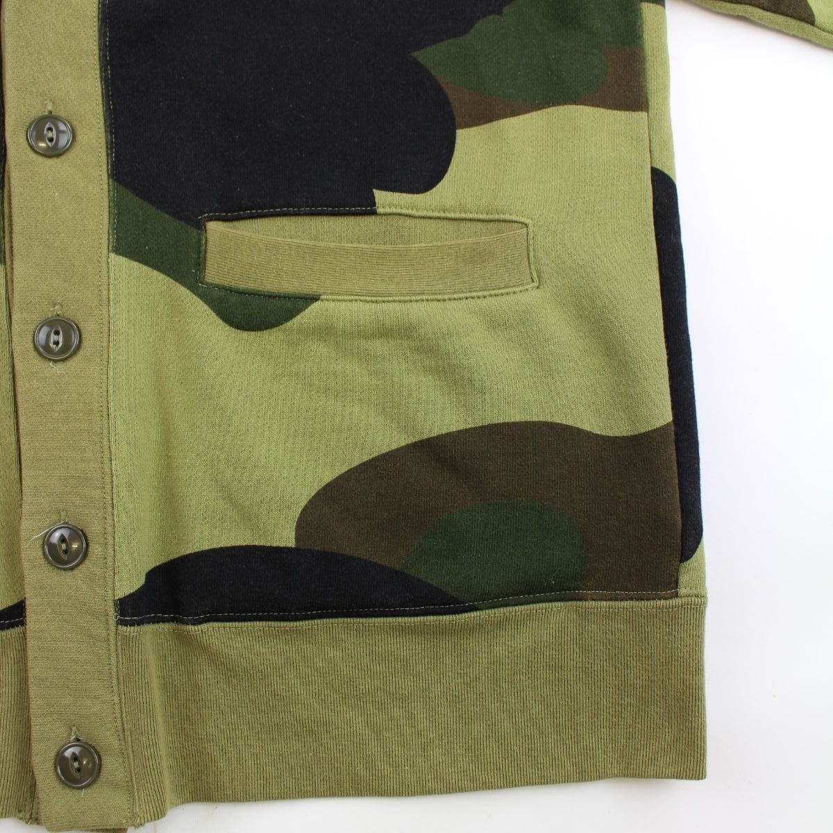 Bape 1st green camo cardigan Mid 90s - SaruGeneral