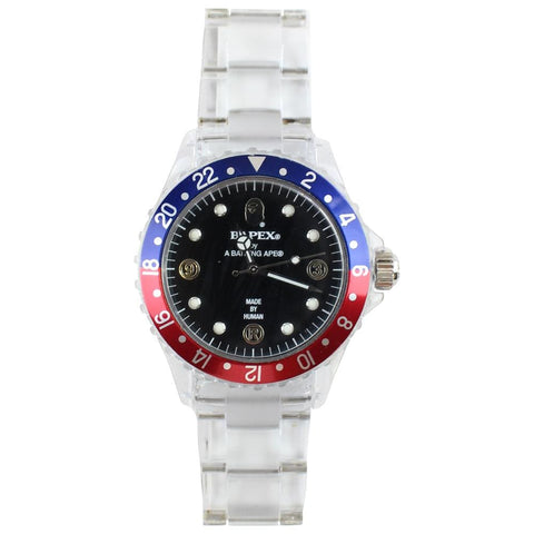 Bapex Rouge et Bleu Transparent