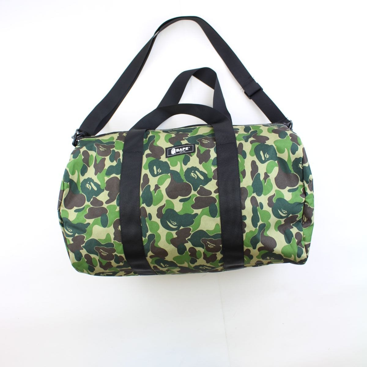 bape abc green camo duffle bag - SaruGeneral